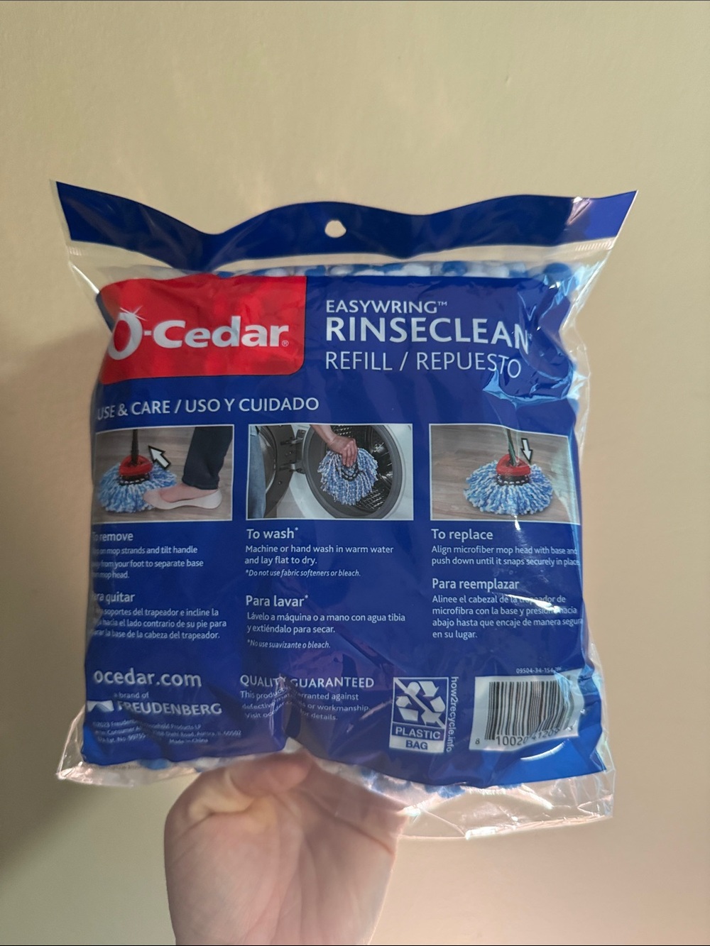 O cedar RinseClean Refill Head - Blue - Picture 3 of 3